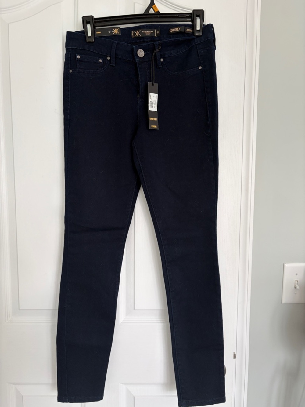 Dark Blue Women’s Slim Jeggings. 
Size 6 but run a little bit tight.